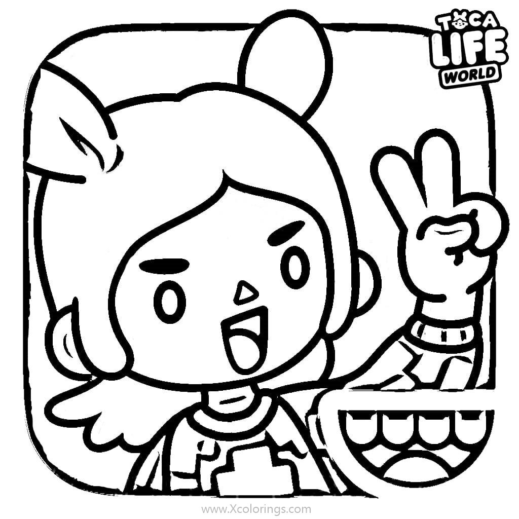 Free Toca Boca Coloring Pages Toca Life Kitchen printable