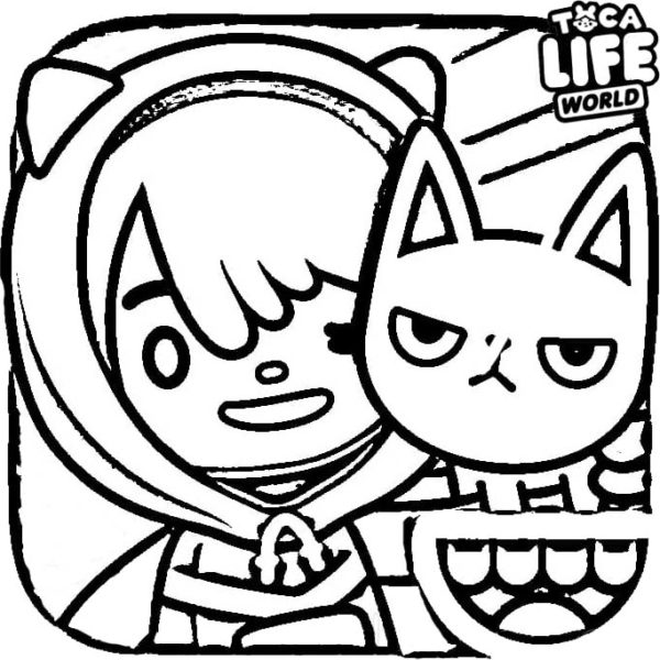 Toca Boca Coloring Pages Characters - XColorings.com