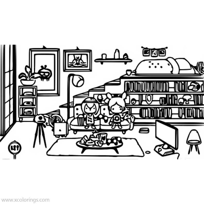 Toca Life World Coloring Pages XColorings