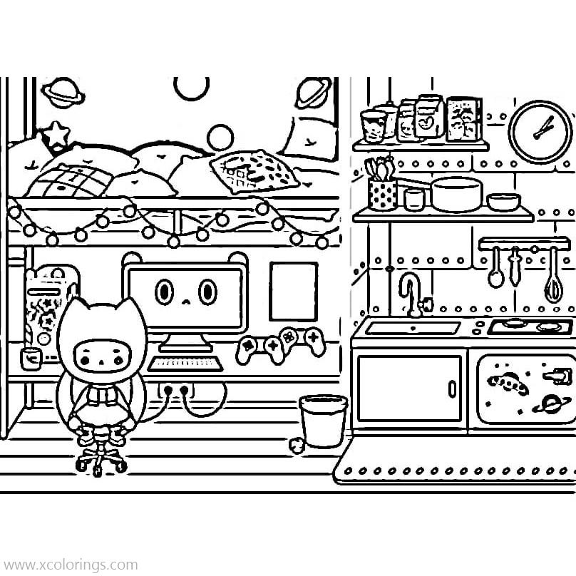 Toca Life Coloring Book Coloring Pages