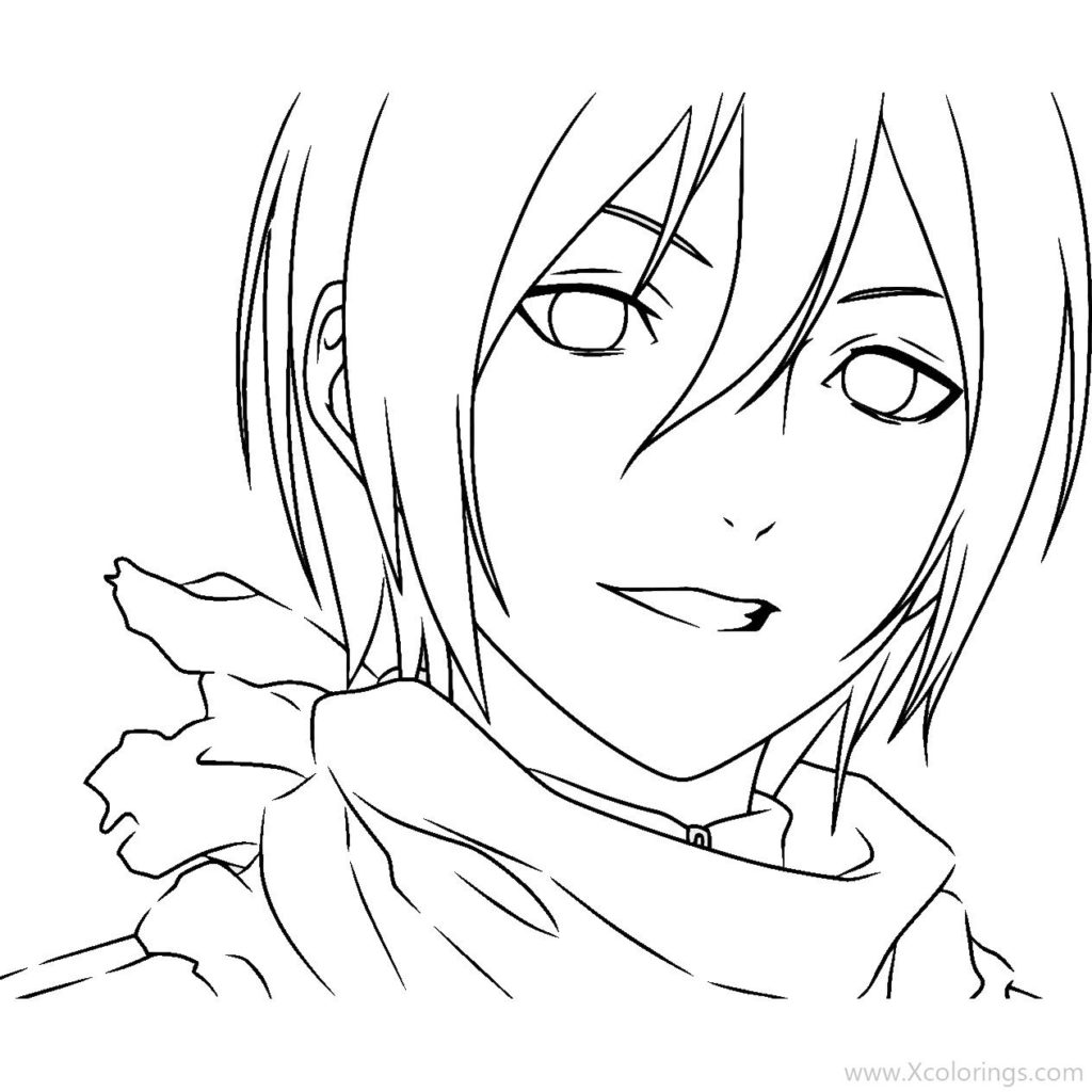 Kaneki Ken from Tokyo Ghoul Coloring Pages