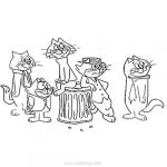 Top Cat Coloring Pages All the Characters
