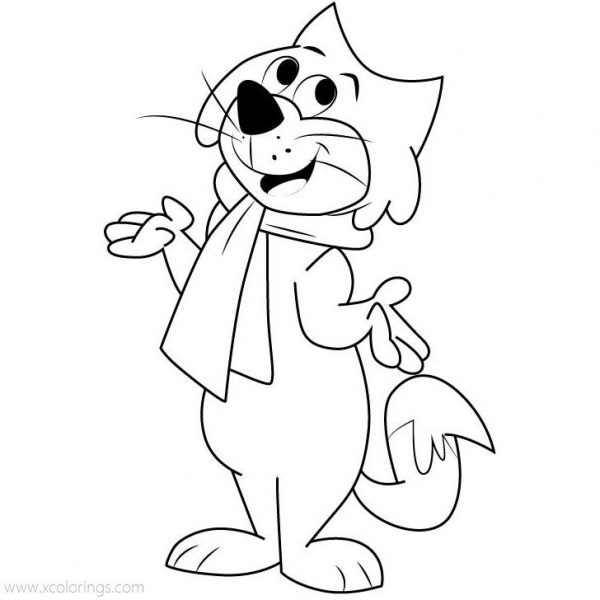 Top Cat Coloring Pages Characters