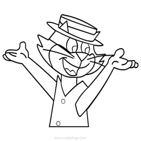 Free Top Cat Coloring Pages Lineart printable