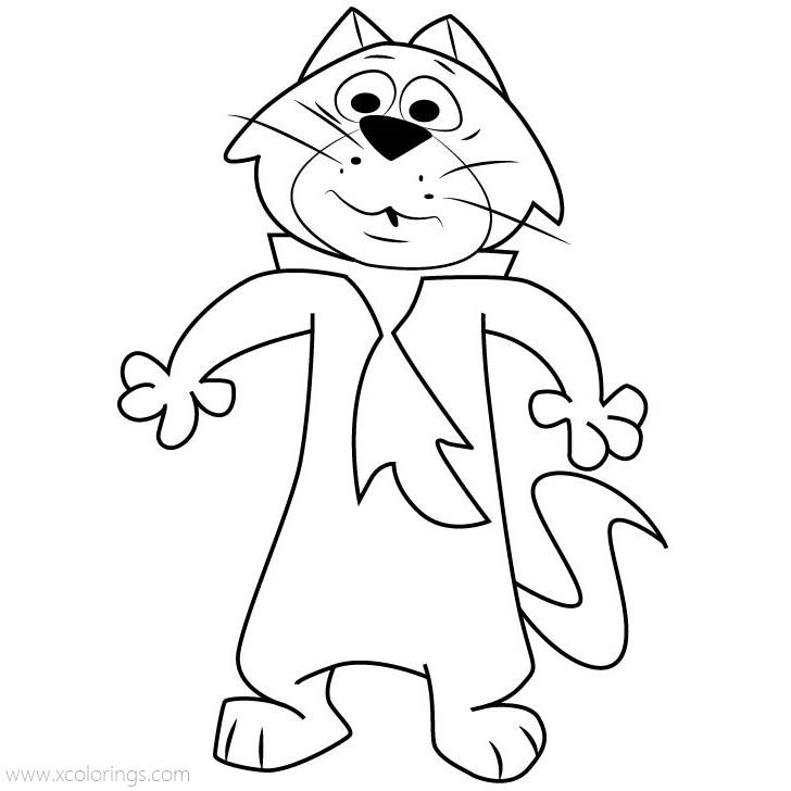 Free Top Cat Coloring Pages Spook printable