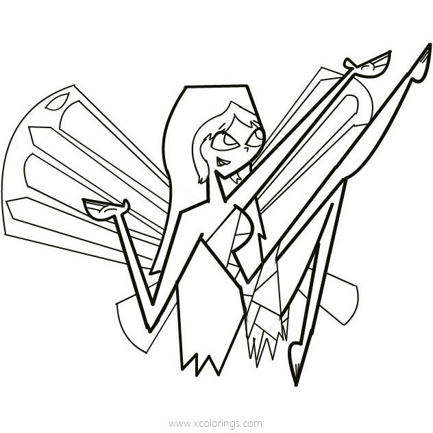 Free Total Drama Coloring Pages Ally printable