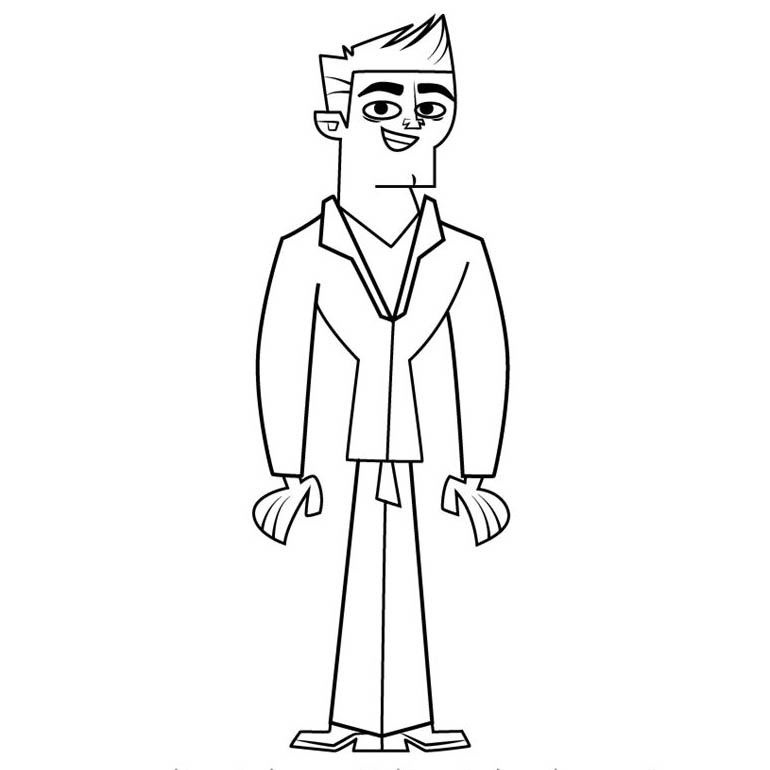 Free Total Drama Coloring Pages Don printable