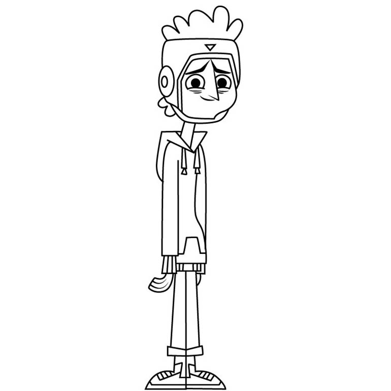Free Total Drama Coloring Pages Mickey printable