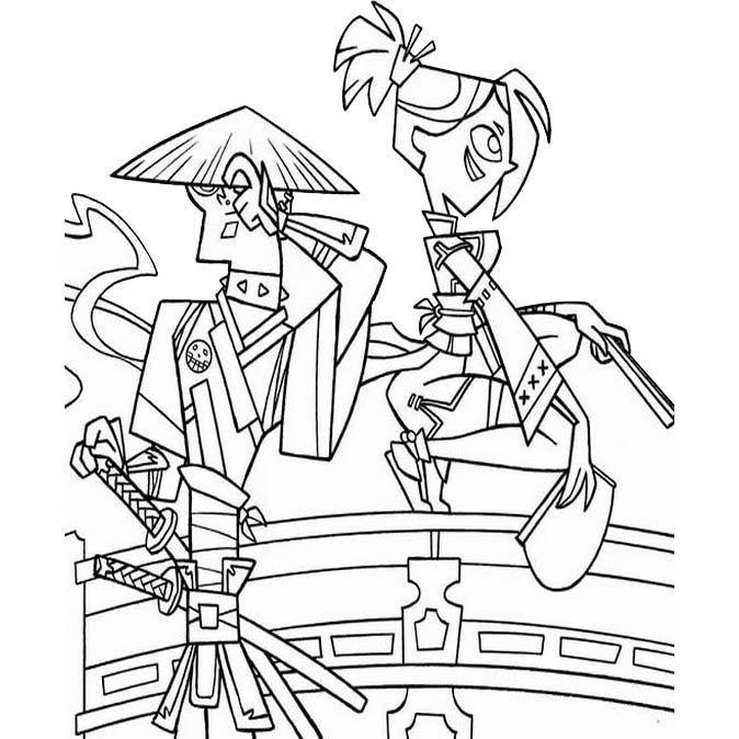 Free Total Drama in Japan Coloring Pages printable