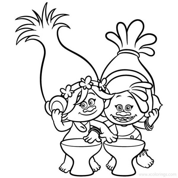 DJ Suki from Trolls Coloring Pages - XColorings.com