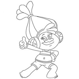 DJ Suki from Trolls Coloring Pages Printable - XColorings.com
