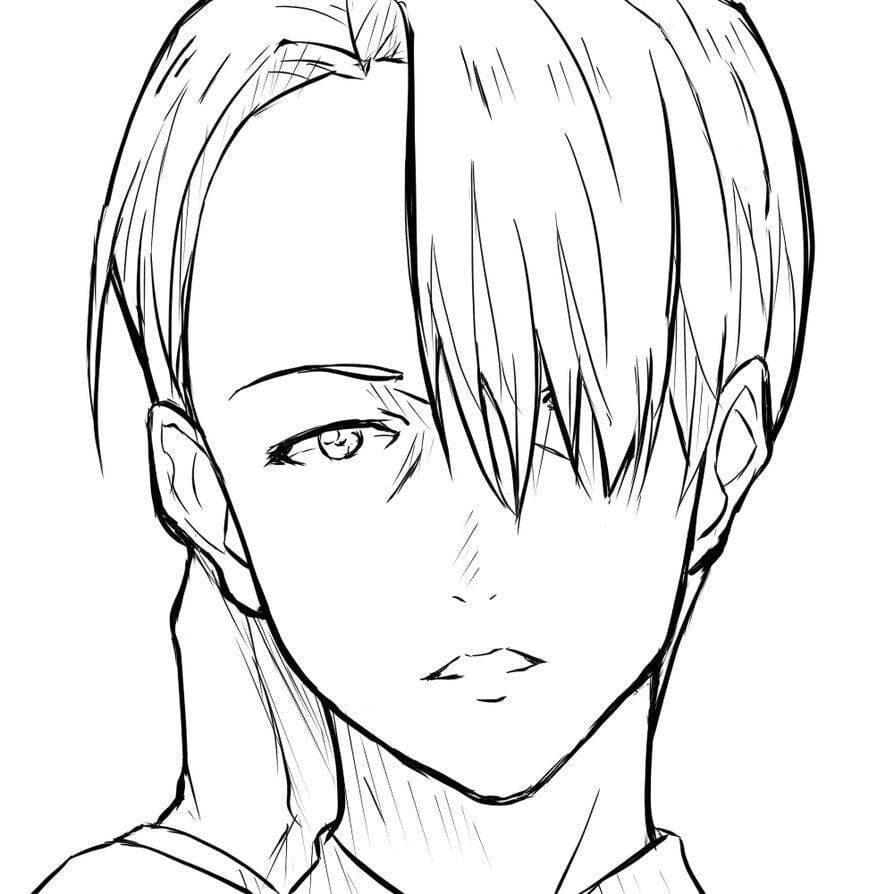 Free Victor from Yuri on Ice Coloring Pages printable