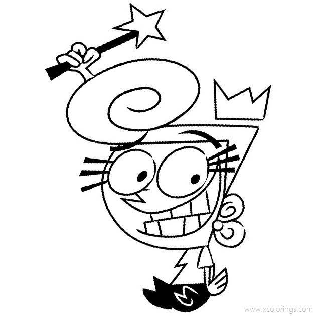 Free Wanda from Fairly OddParents Coloring Pages printable