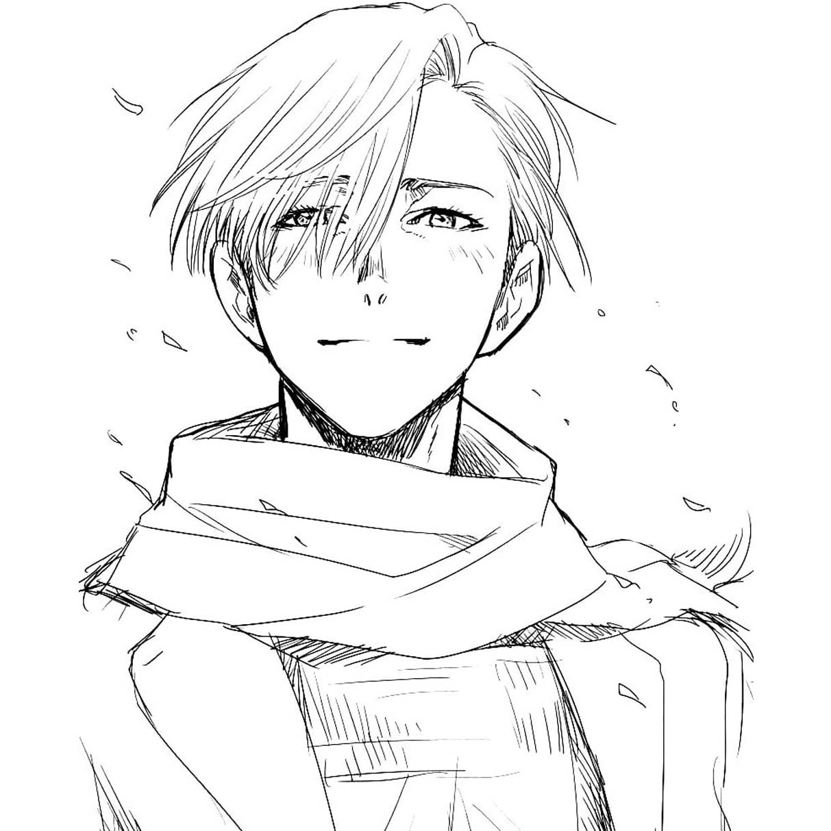 Yuri on Ice Coloring Pages Printable
