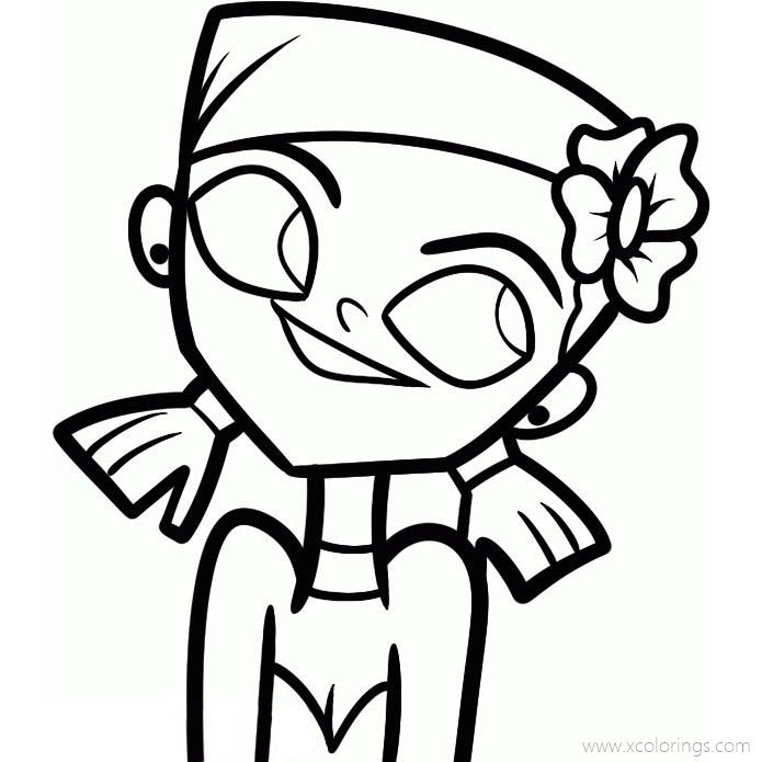 Free Zoey from Total Drama Coloring Pages printable