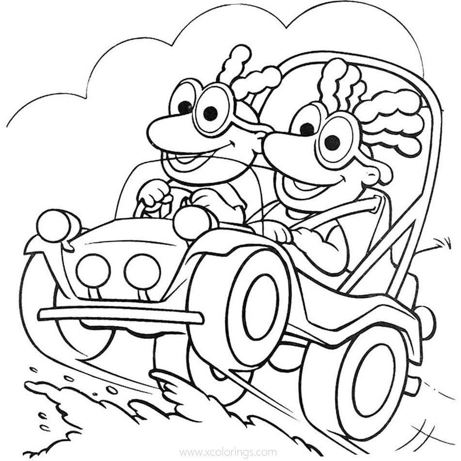 Free Animal Muppets Coloring Pages printable