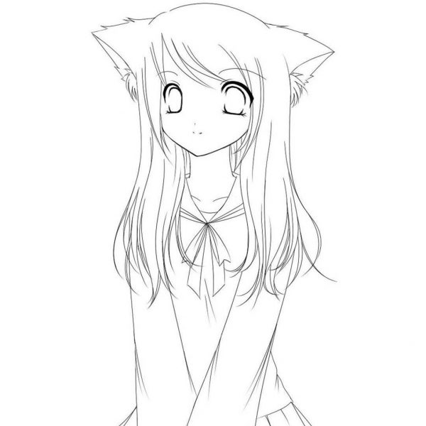 Aphmau Coloring Pages from Minecraft - Aphmau Girl Coloring Pages 600x600 