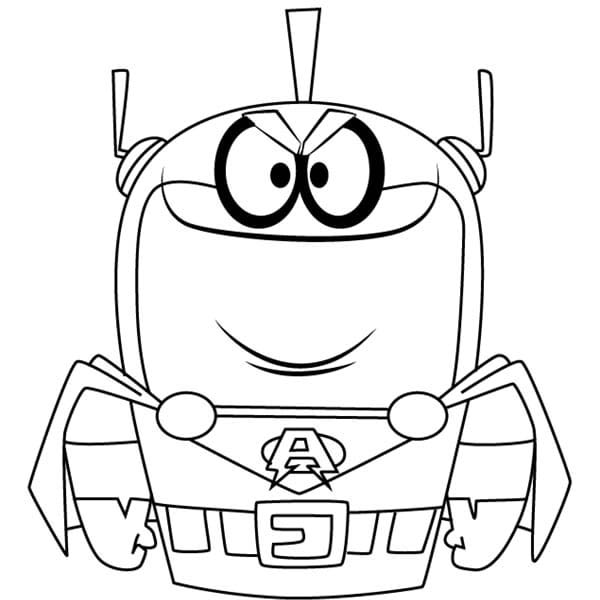 Free Atomic Puppet Coloring Pages Printable printable