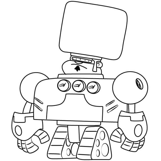 Atomic Puppet Coloring Pages Robo-Ron - XColorings.com