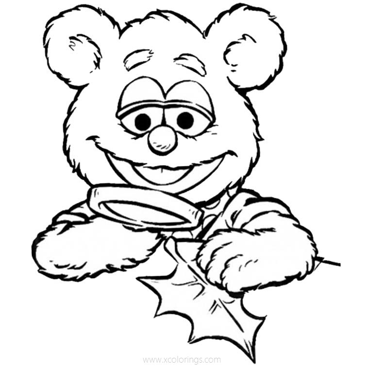Free Baby Fozzie from Muppet Babies Coloring Pages printable