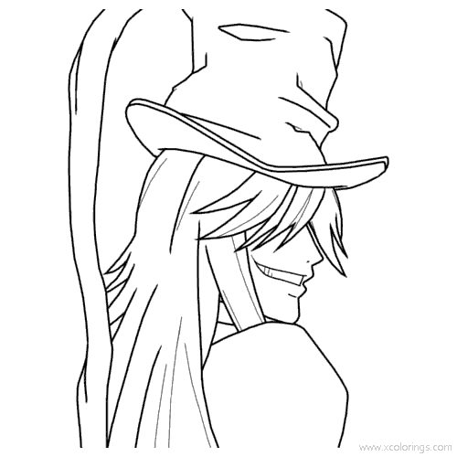 Free Black Butler Undertaker Coloring Pages printable