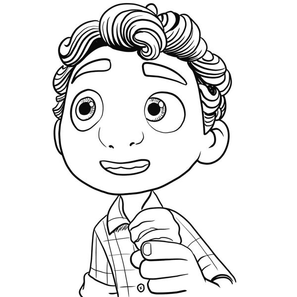 Disney Pixar Luca Coloring Pages - XColorings.com