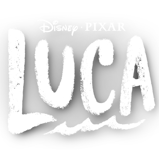 Free Disney Pixar Luca Logo Coloring Pages Transparent Background printable
