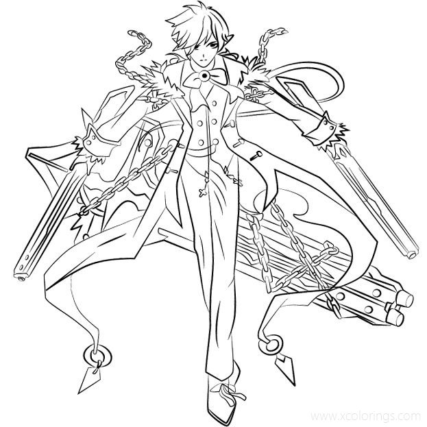 Free Elsword Coloring Pages Ciel printable