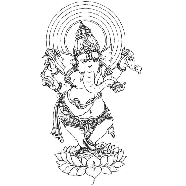 Free Ganesh Coloring Pages Free to Print printable