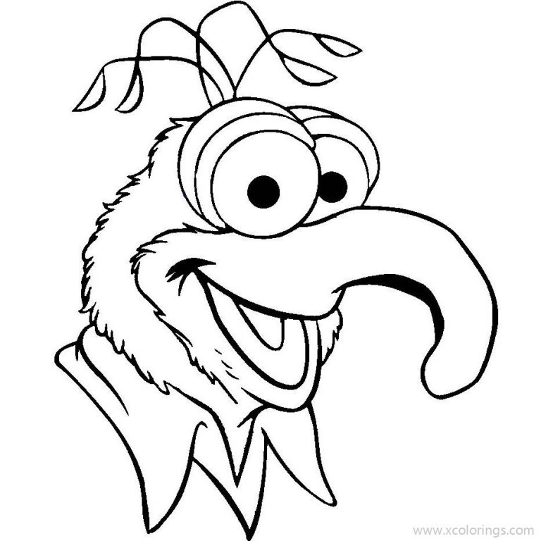 The Muppets Coloring Pages Pirate Gonzo - XColorings.com