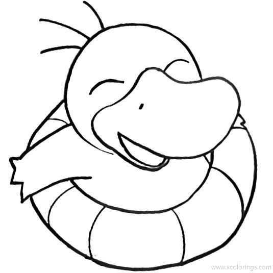 Happy Psyduck Pokemon Coloring Pages - XColorings.com