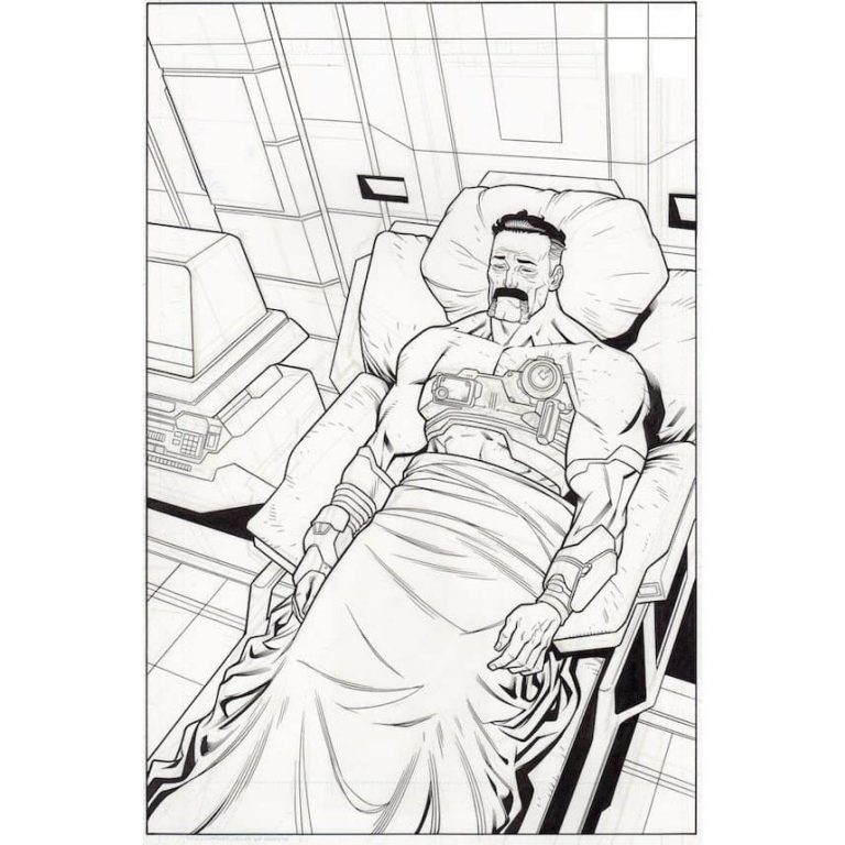 Invincible is Fighting Coloring Pages - XColorings.com