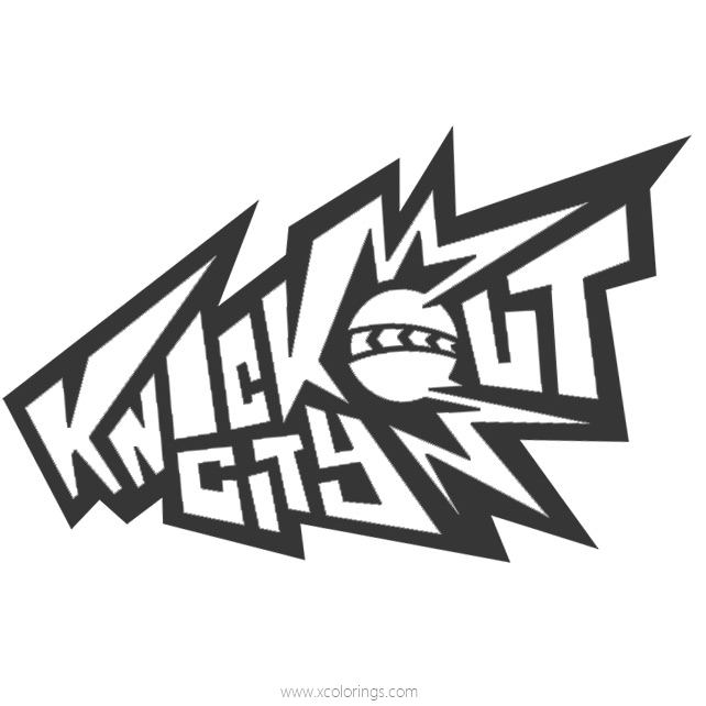 Free Knockout City Logo Coloring Pages printable