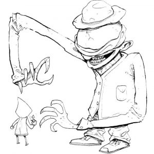 Nightmare Puppet Coloring Page