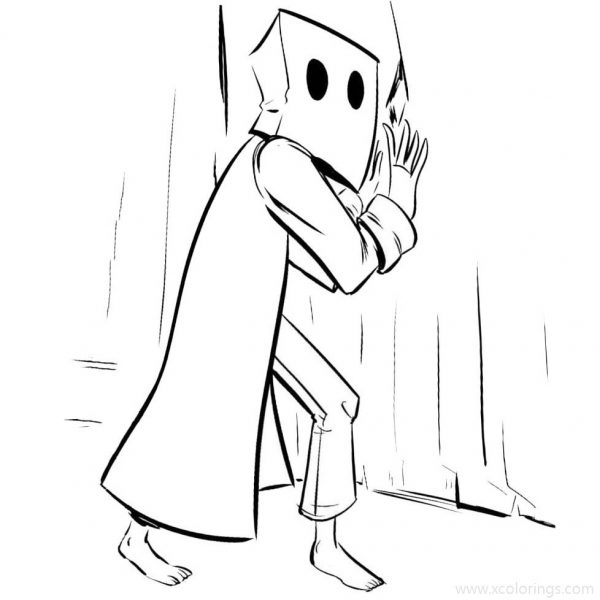 Little Nightmares Mono and Six Coloring Pages - XColorings.com