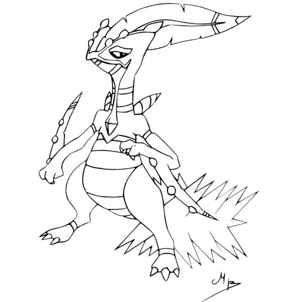 Silvally Coloring Pages