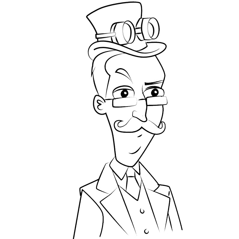 Free Milo Murphy's Law Coloring Pages Balthazar Cavendish printable