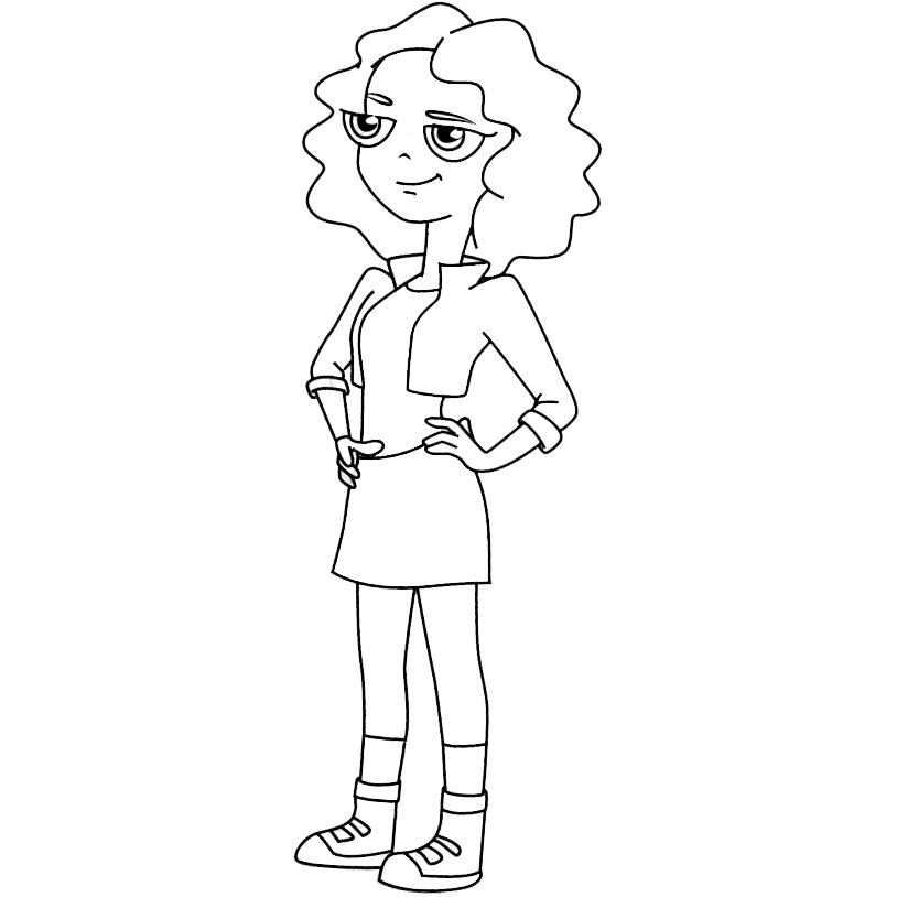 Free Milo Murphy's Law Coloring Pages Melissa Chase printable