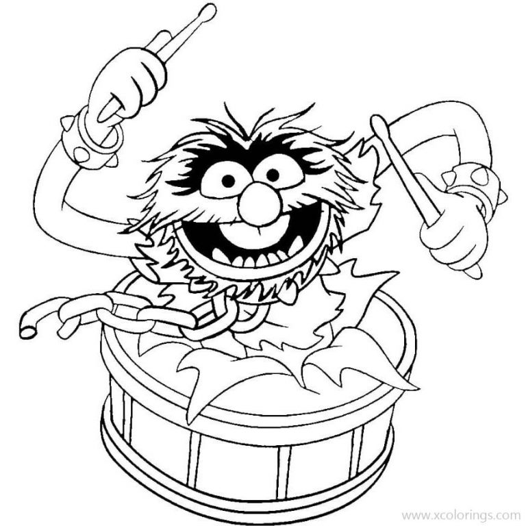10 Muppets Animal Coloring Pages: Unleash Your Inner Rock Star
