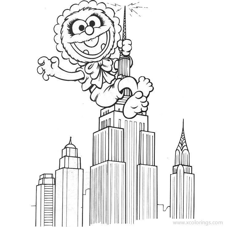 Free Muppet Babies Baby Animal Coloring Pages printable