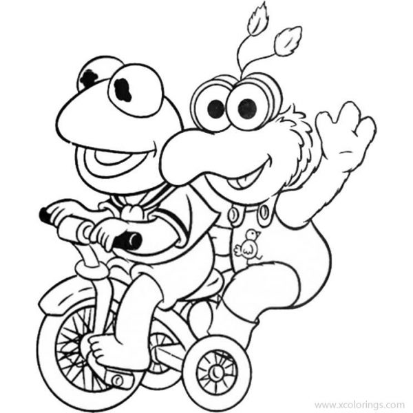 Baby Fozzie Bear Coloring Pages - XColorings.com