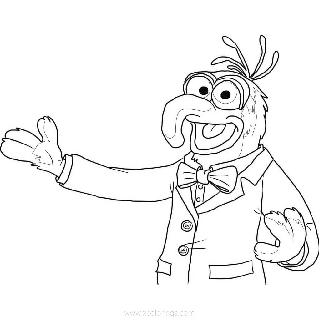 Free Muppets Gonzo Coloring Pages printable