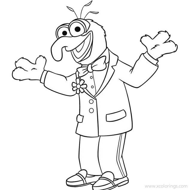 Free Printable Muppets Coloring Pages Gonzo printable