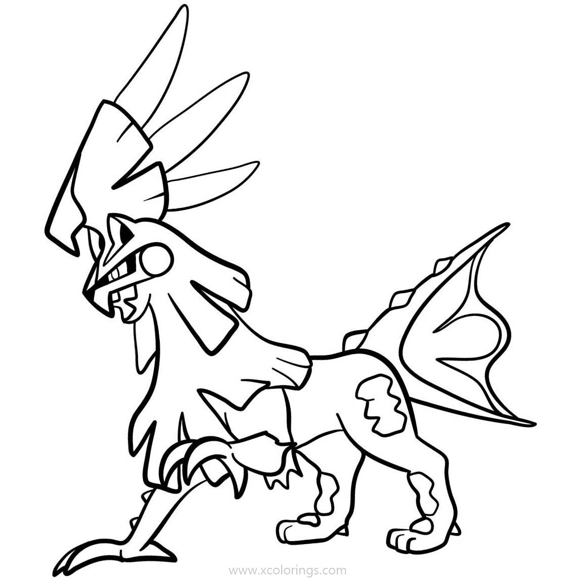 Free Silvally from Pokemon Coloring Pages printable