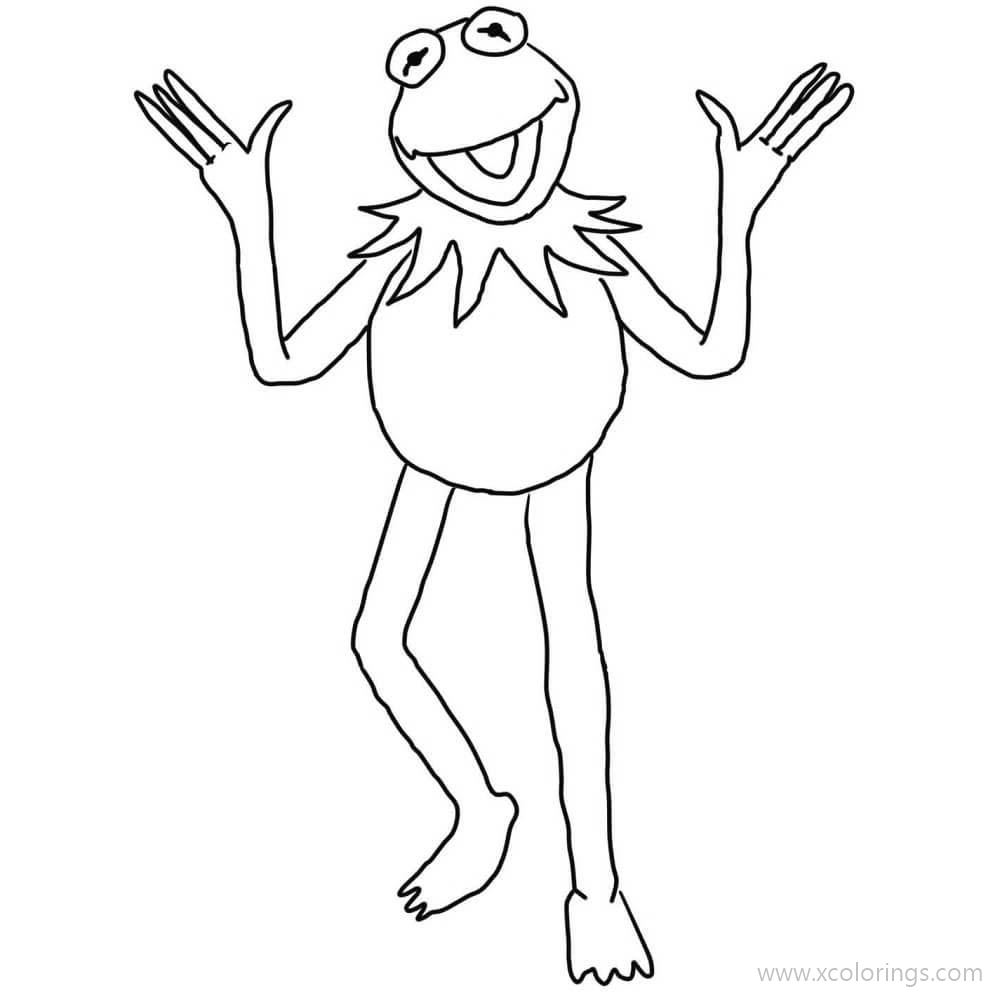 Free The Muppets Frog Coloring Pages printable